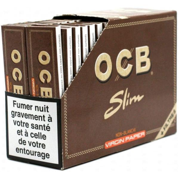Image principale 32 PAQUETS OCB VIRGIN SLIM TIPS